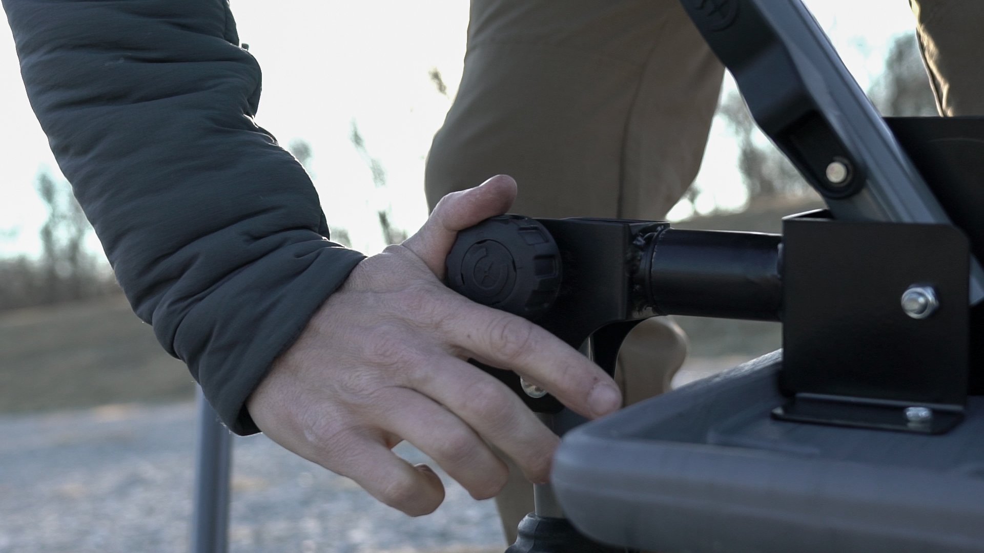 Caldwell Stable Table Lite with Weatherproof Tabletop, Ambidextrous