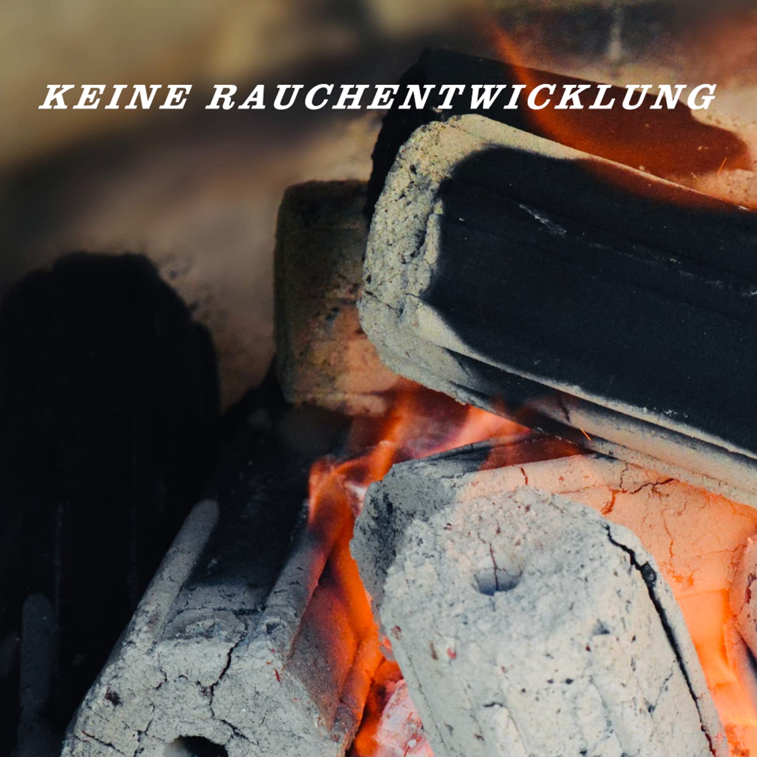 Kokosnuss Kohle mit Langer Brenndauer I Grillkohle Hexagonal I wenig Asche I geringe Rauchentwicklung I Nachhaltige Naturkohle I Kohle Stangen in Profi Qualität I 10 kg