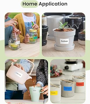Tze Label Maker Tape 24mm, White Clear Red Blue Yellow Green, 6Pk | Compatible with Brother P Touch Label Tape 24mm, Compatible for Brother P-Touch D600 E550W P700 P750W 2430 H500 Label Printer