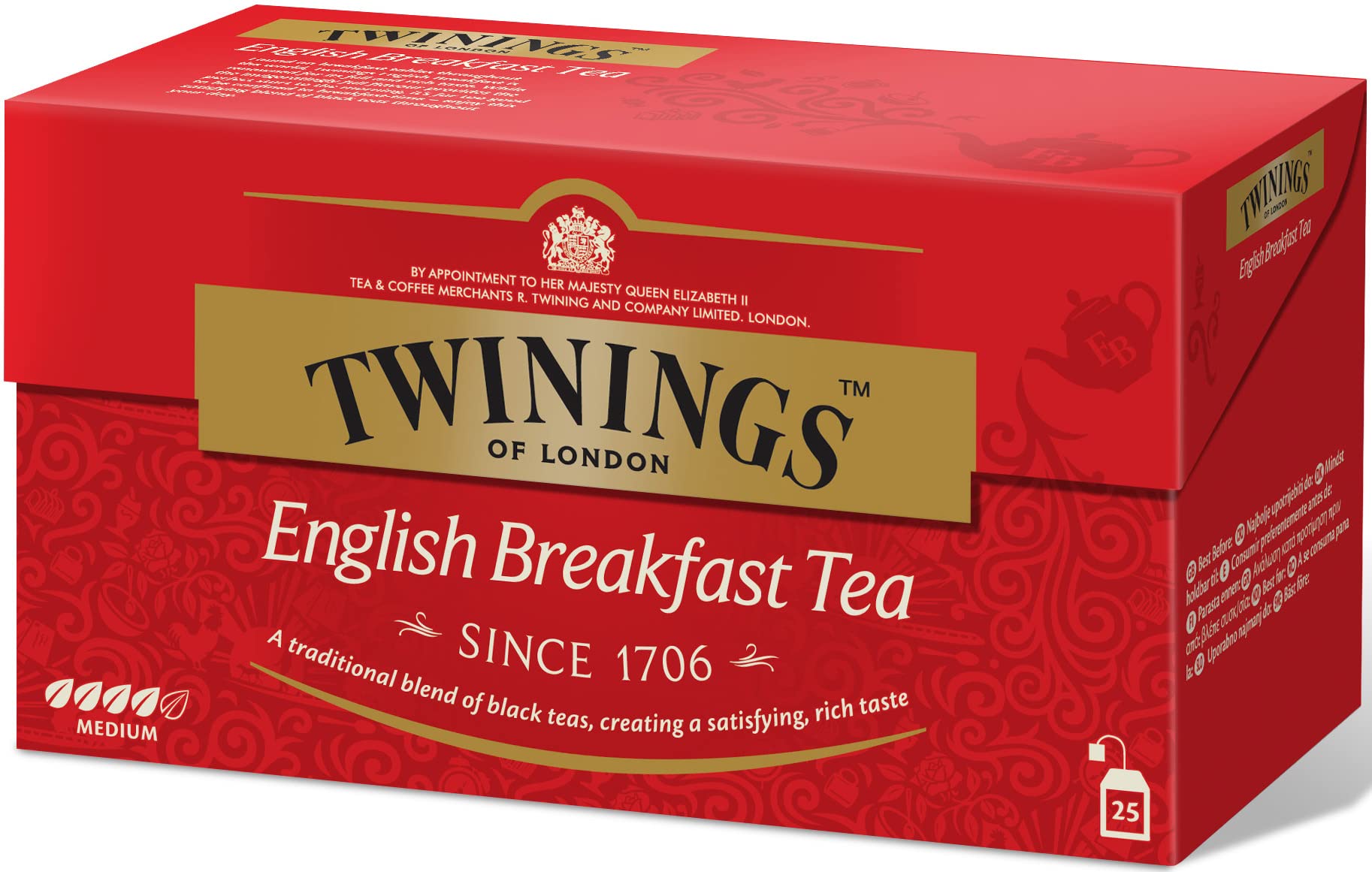 Twinings Of London English Breakfast Tea 25 Bolsitas