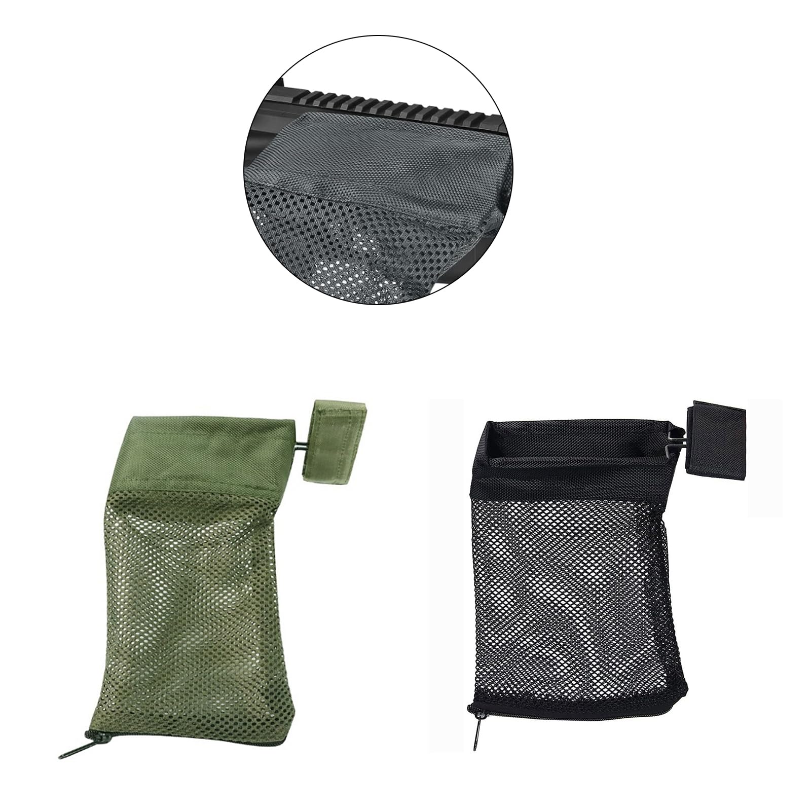 Ywmsfl Brass Shell Catcher Cartridge Collector Mesh Padded Mesh Brass Casing Catcher with Zippered Bottom