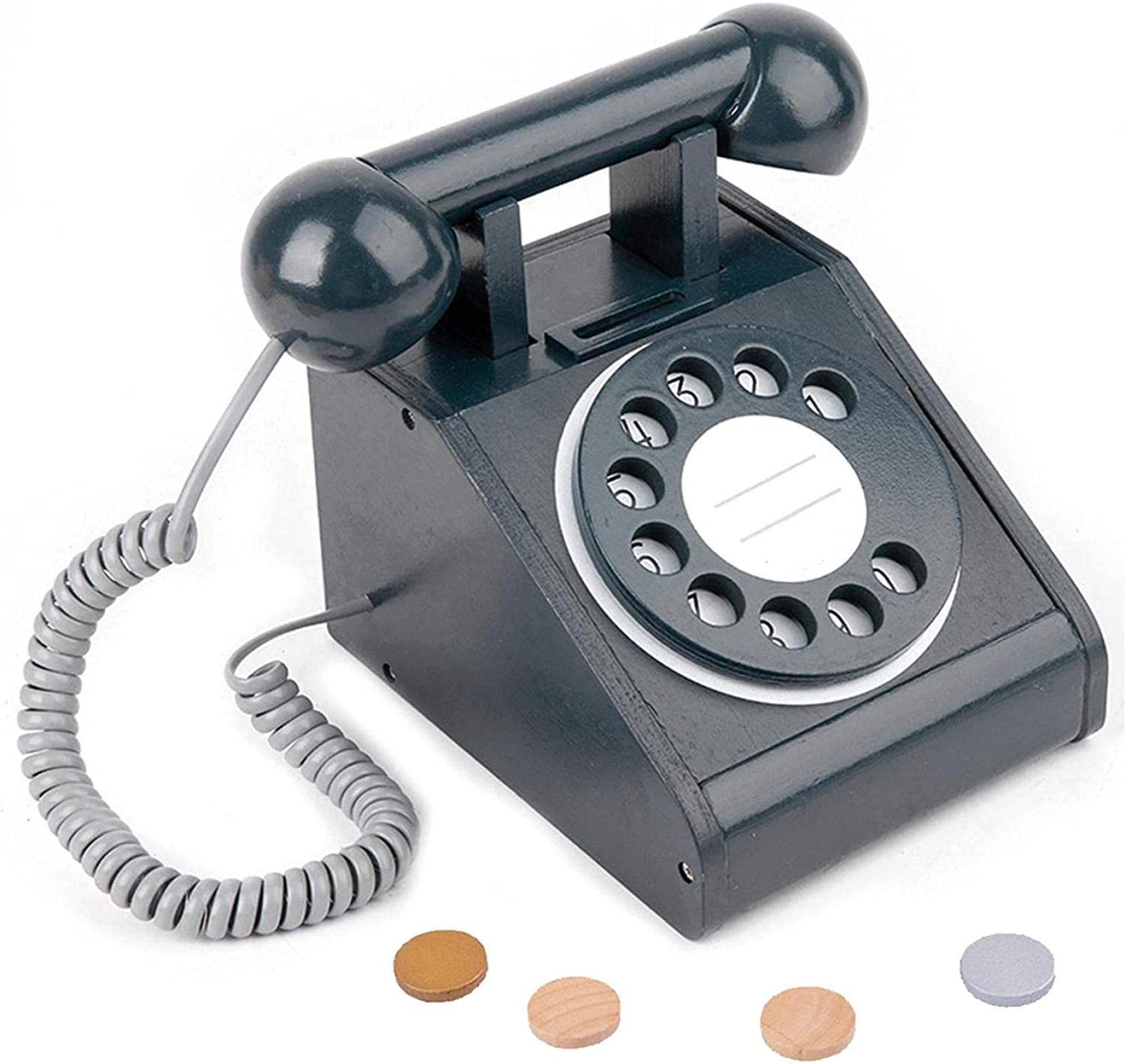 Amazon.co.jp: レトロな回転式ダイヤル電話玩具 電話機 ヴィンテージ