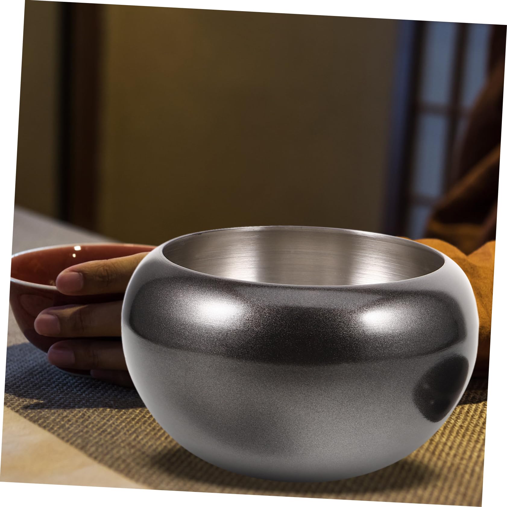 Bol De Inoxidable Para Servir Comida Cuenco De Noodles Para Uso Diario Bowls De Cocina Para Reuniones y Fiestas Tazón Práctico y Fácil De Limpiar
