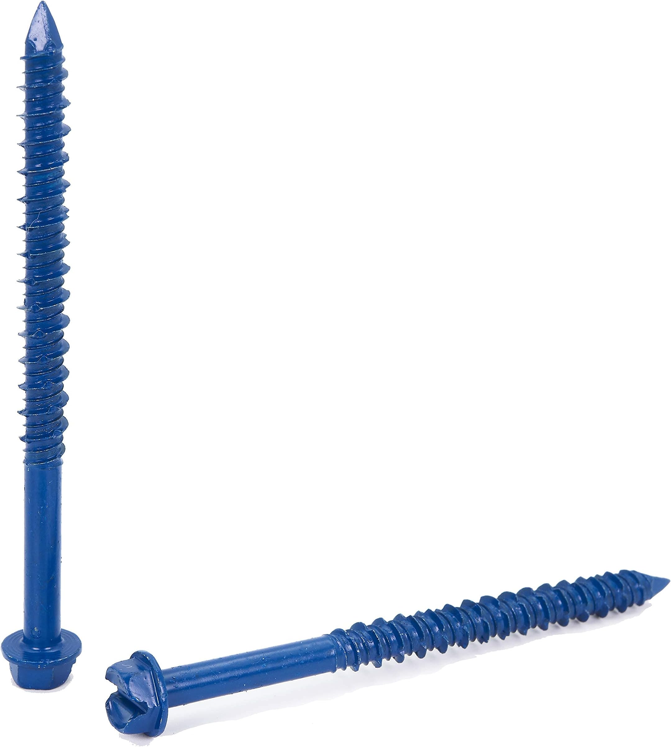 Confast 1/4" X 3-1/4" Hex Head Concrete Screw Anchor with Drill Bit (100 Per Box)