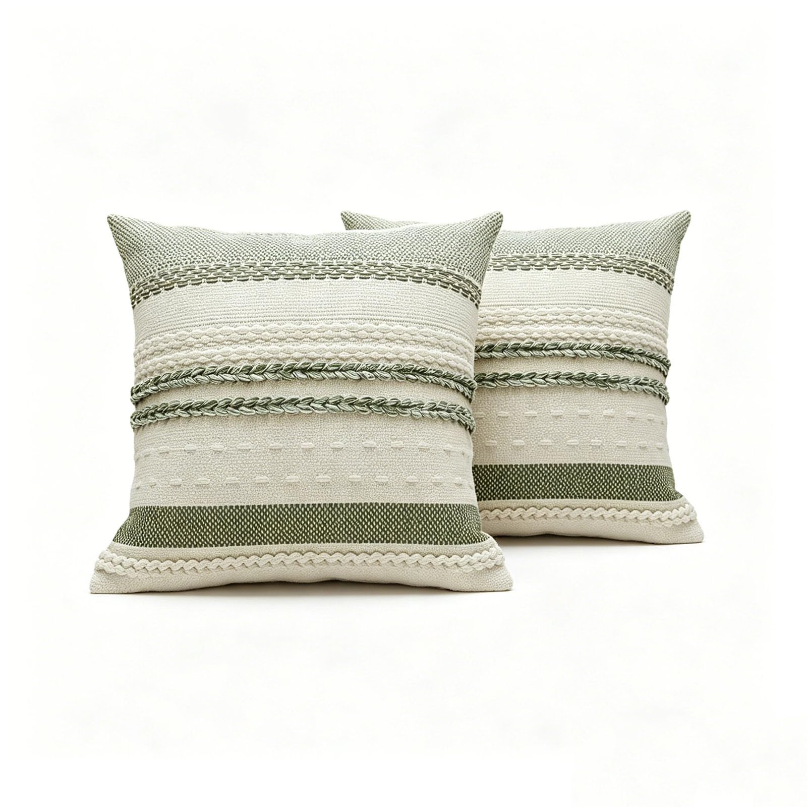 BCCIAPLN Boho Throw Pillow Covers,Textured Decorative Couch Pillow Cases