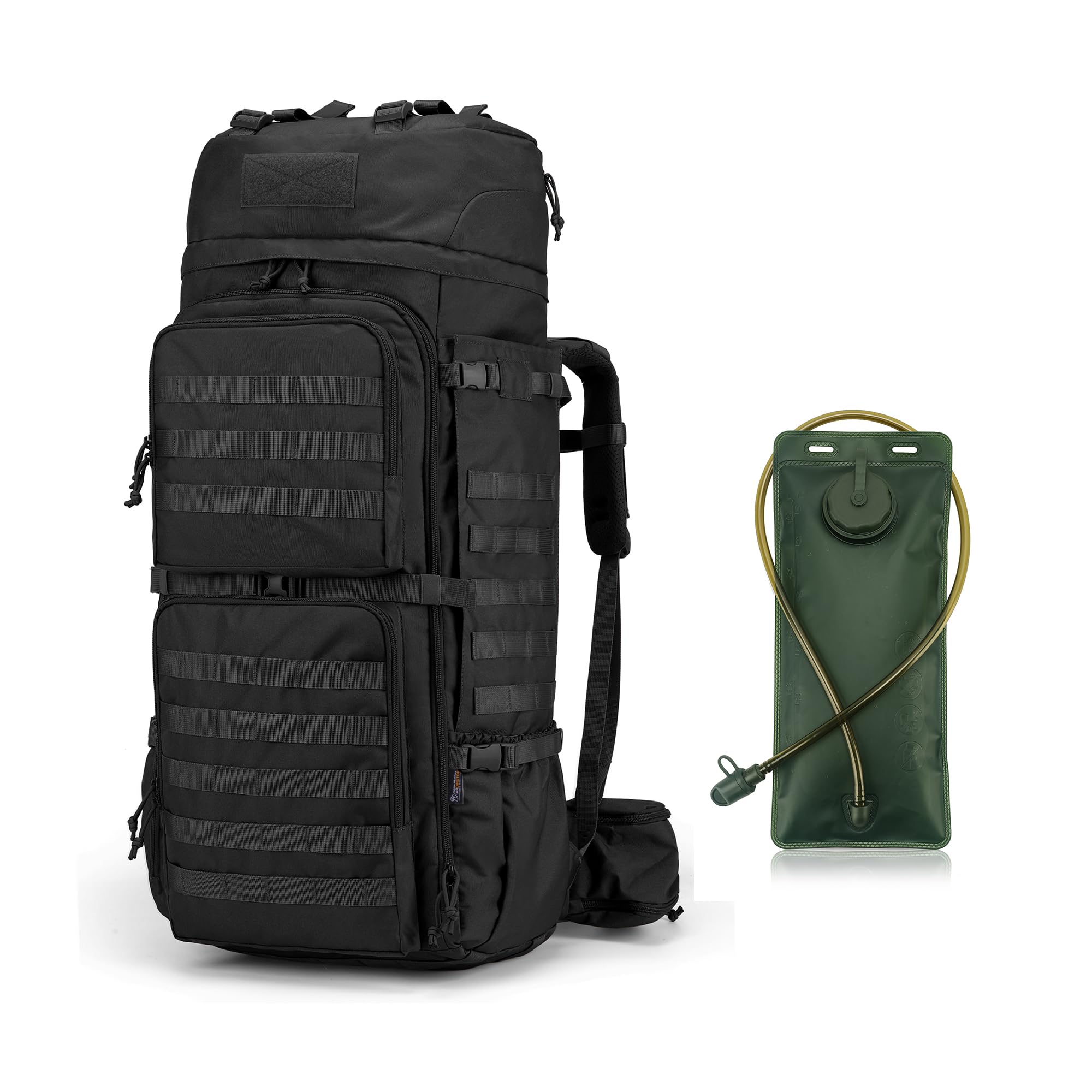 Mardingtop75L Internal Frame Backpack + 2.5L Leak Proof Water Bladder