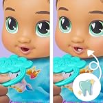 Baby Alive Baby Grows Up, Sophia Sparkle, Milestones et Baby's First Dent, poupée interactive pour les filles et les garçons 3+