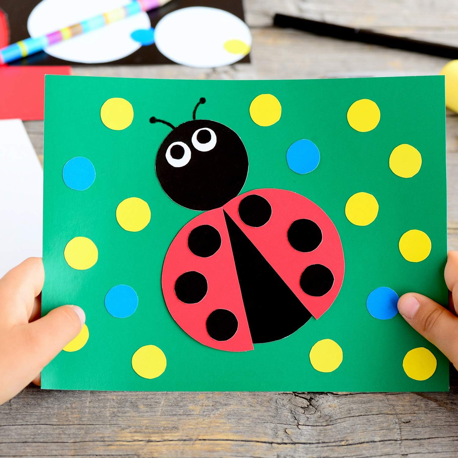 3 Pieces Circle Punch 2 Inch 1 Inch 5/8 Inch Paper Punchers Scrapbook Craft Paper Punch