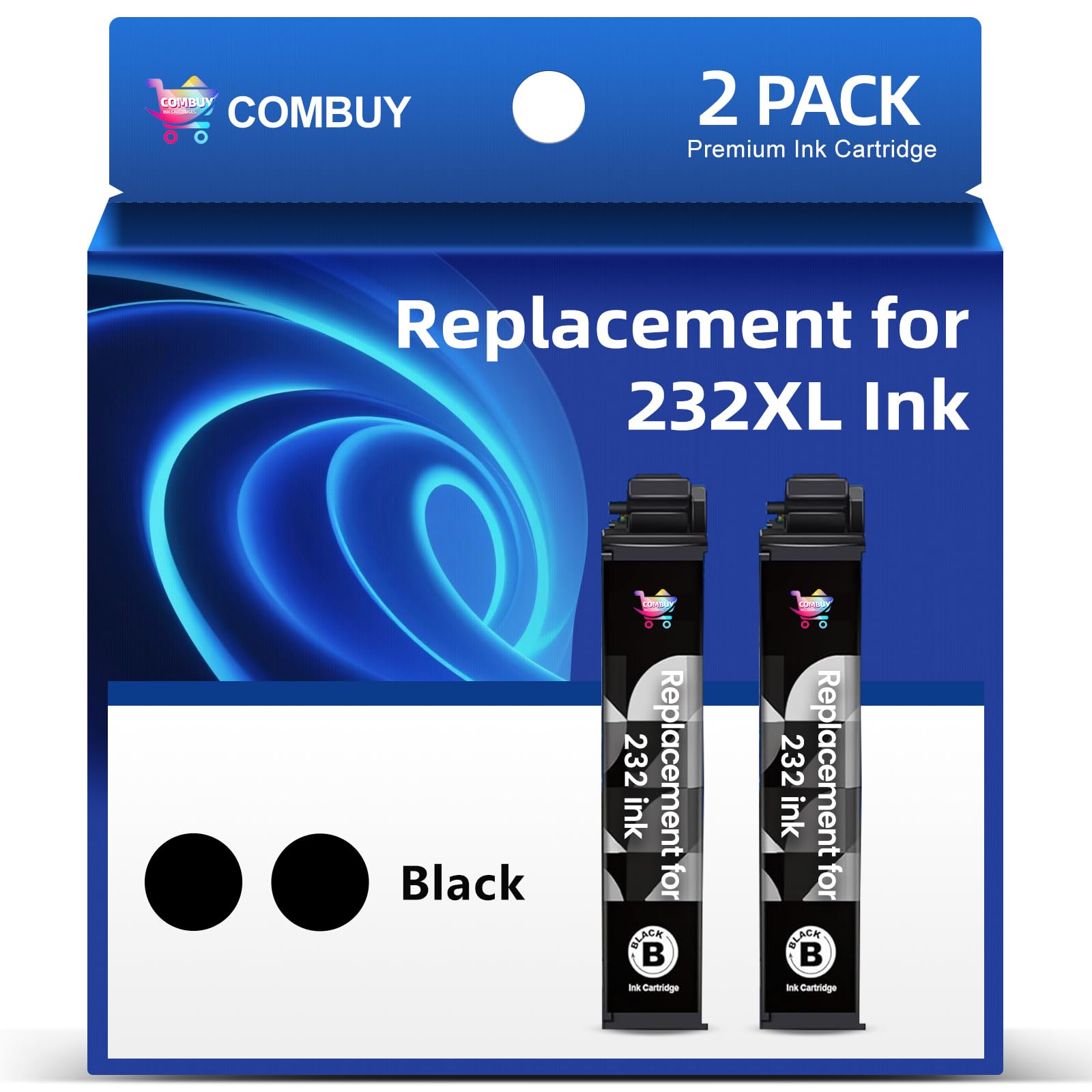 Remanufactured for 232XL Black Ink Cartridges Remanufactured for Epson 232XL Ink Cartridges Combo Pack for Expression Home XP-4200 XP-4205 Workforce
