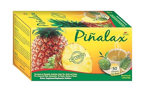 Miniatura 5 de PINALAX Piña Piña 100% Natural Blend Detox-Tea promueve la digestión, alcachofa, té verde, stevia, yacón, senna, cola de caballo e hinojo  30 bolsas
