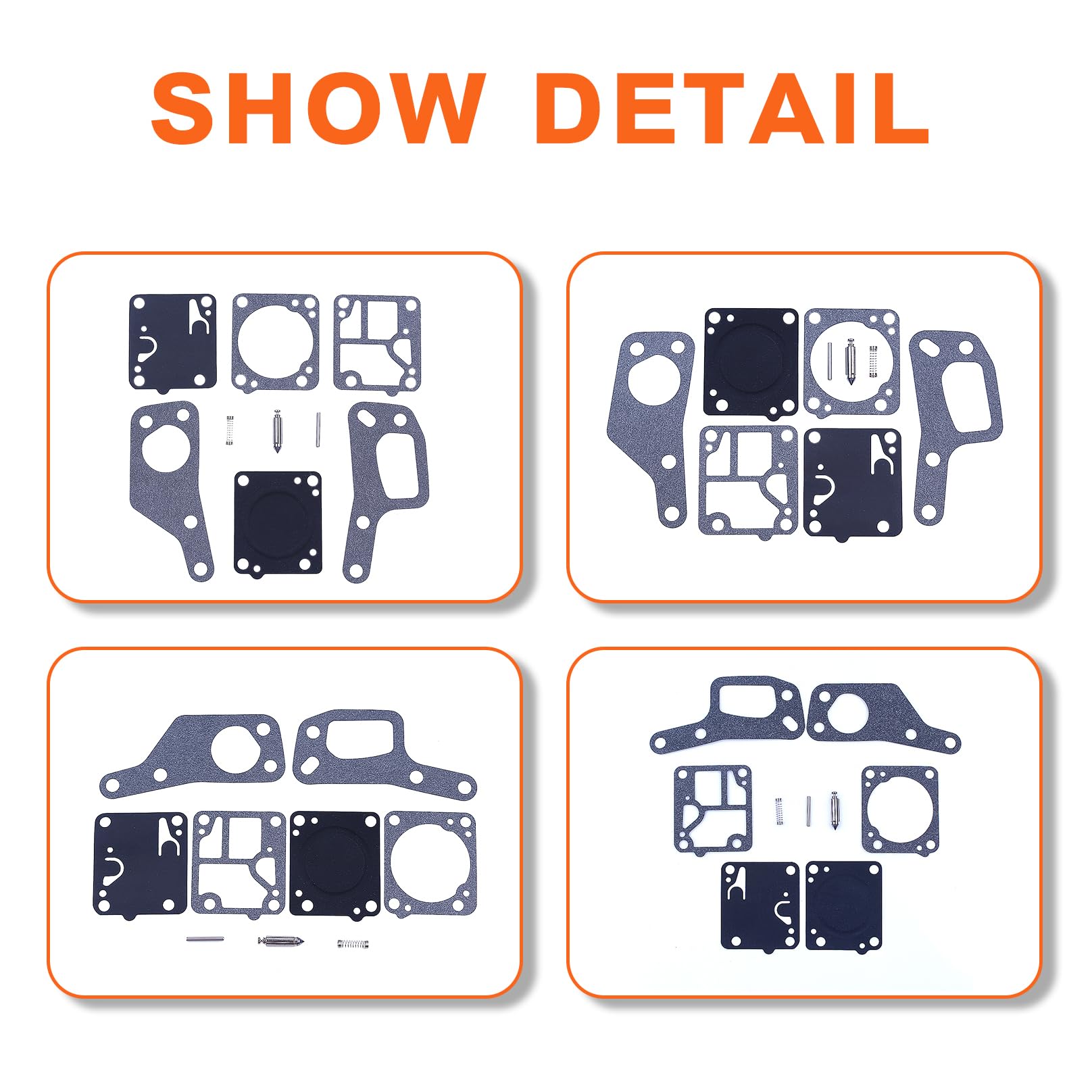Zama M1M7 RB19 Carb Kit McCulloch Chainsaw Mini Mac 110 120 130 140 DI 40080 - Foto 8