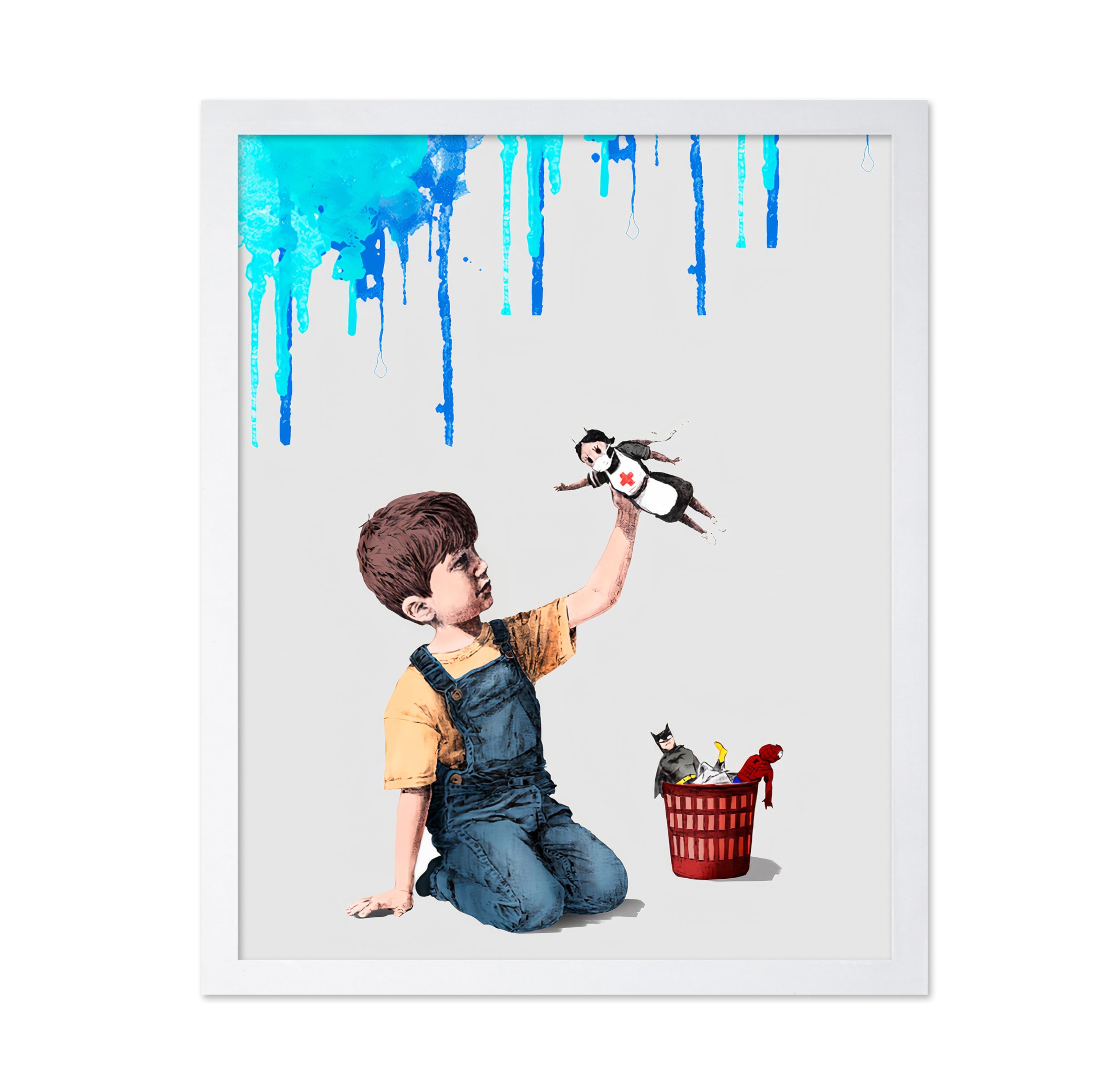 ADAM LISTER アダムリスター　BANKSY バンクシー Amazon.com: ARTCANVAS Anarchist And Mother - Punk Mum Canvas