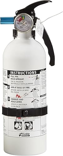 Miniatura 9 de Kidde Extintor automático para automóvil y camión, 10-BC, 4 libras, extintor químico seco y extintor de incendios para el hogar, 1-A10-BC, extintor