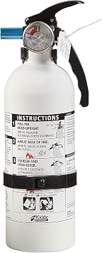 Kidde Auto Fire Extinguisher for Car & Truck, 5-B:C, 3.2 Lbs., Dry Chemical Extinguisher, Strap Bracket (Included) & Fire Extinguisher for Home, 1-A:10-B:C, Dry Chemical Extinguisher, Red
