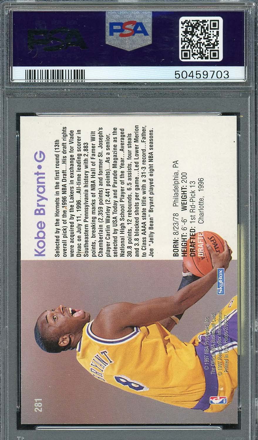 その他 1996-97 Hoops - Grant's All-Rookies Kobe Kobe Bryant 1996 Hoops #3 Grant Hill's All-Rookie Team Price