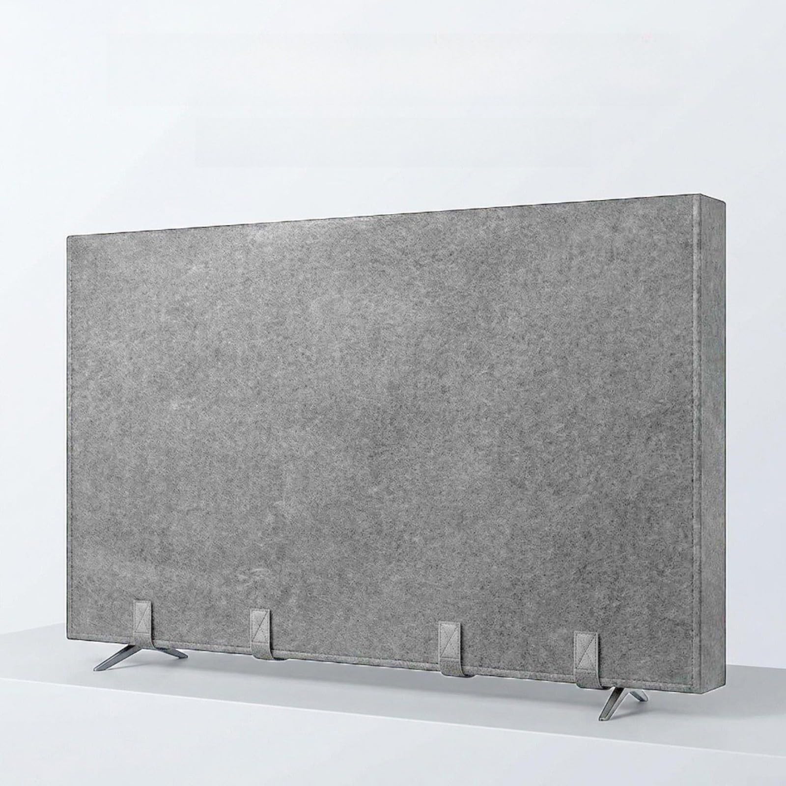 Cubierta de TV de 51 x 30/58.5 x 35/68 x 40 pulgadas, protector de pantalla para pantalla LED LCD plasma con correa inferior segura (75 pulgadas)