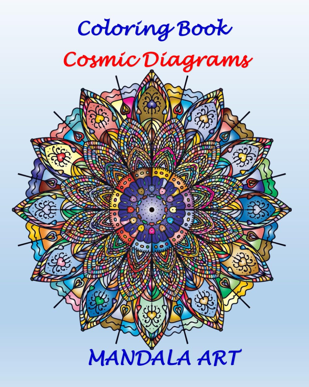 Coloring Book - Cosmic Diagrams: Mandala Art