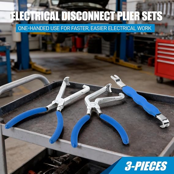 SMOTIVEPRO 3PCS Electrical Disconnect Pliers Kit, Connector Removal Tool