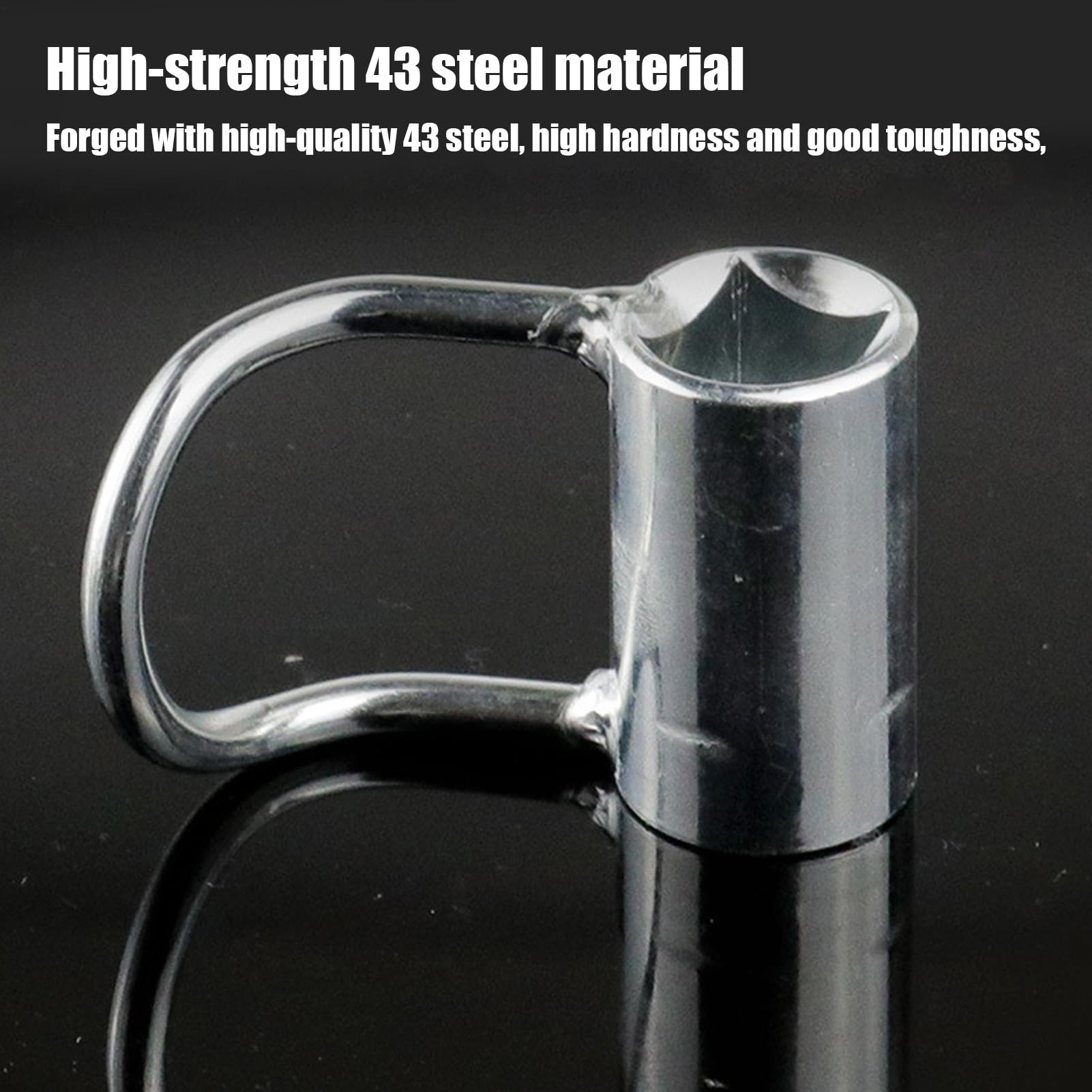 Plumbing Wrench For Tight Spaces, Angle Stop-on Wrench, Water System Maintenance Hand Tool For Tight Space Bathroom Toilet Under Sink Kitchen