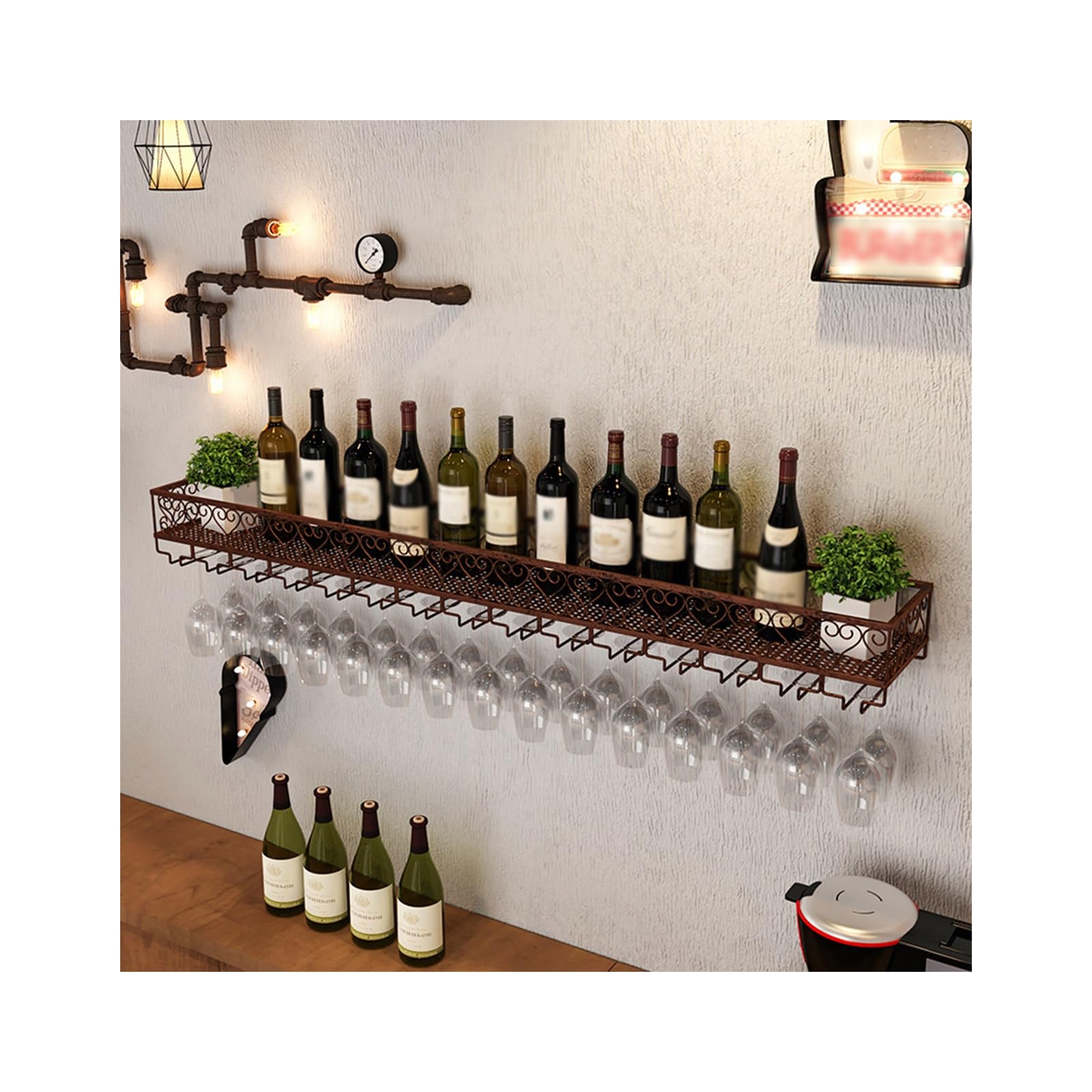 Casier à vin mural monobloc en bronze, l'histoire de vos plus beaux partages