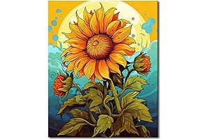 Acrylic Sunflower Painting for Beginners Step by Step