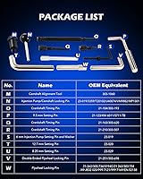 Vista 8 de Orion Motor Tech - Juego de herramientas para sincronización de motor, kit de 24 piezas para alineación de árbol de levas compatible con Ford Mazda