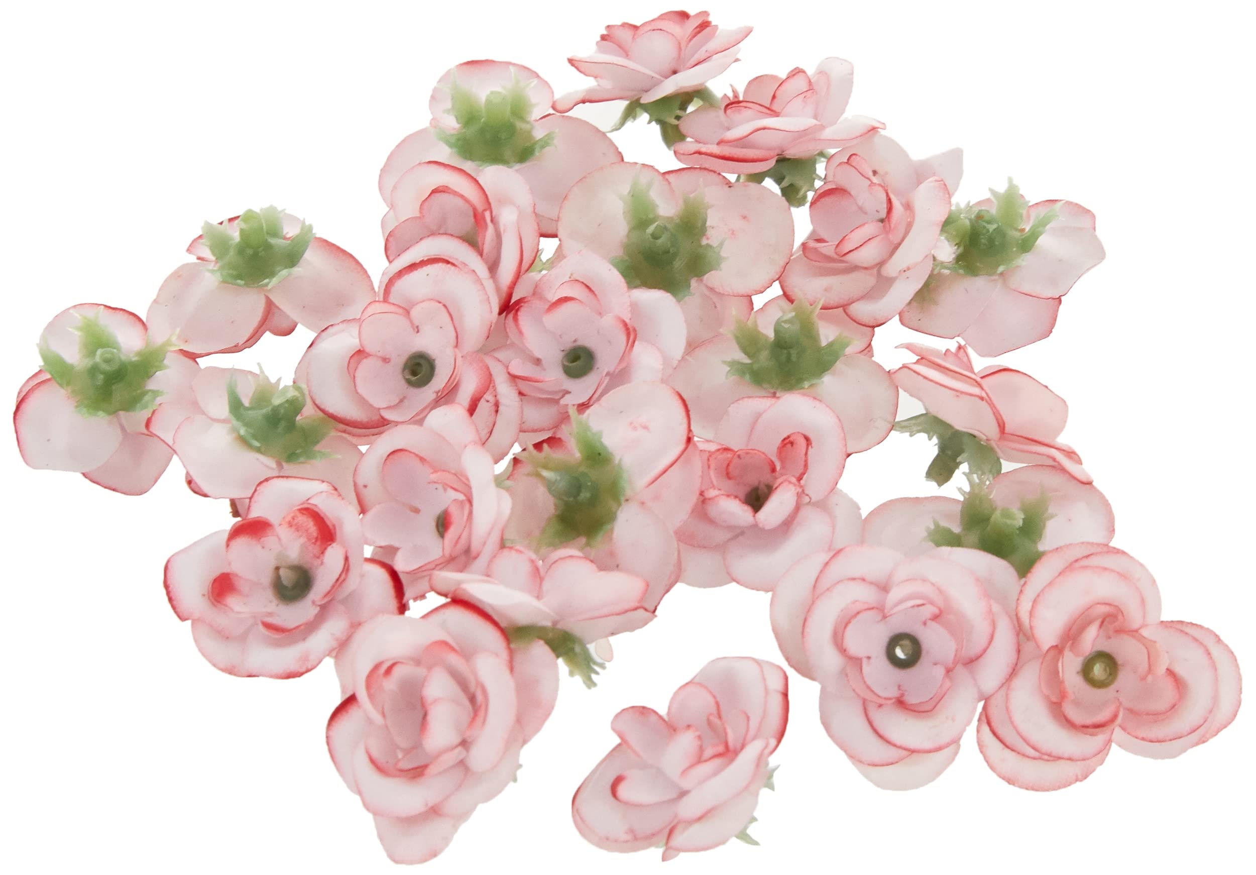 Knorr Prandell 2 cm 24-Piece Decoration Rose Blossoms, Pink