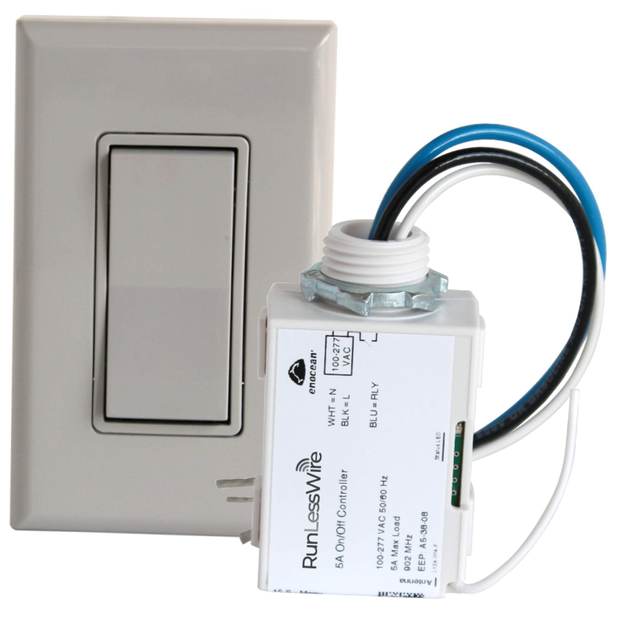 Buy RunLessWire Basic Wireless Light Switch Kit, Smart Light Switch