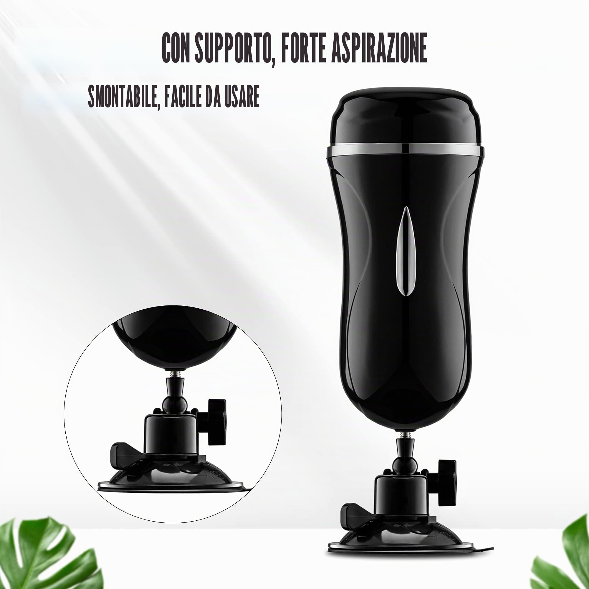Masturvatore Per Uomo Dildo Vibratore - Sexytoysys Uomo Masturbatore Uomo Vagina Finta 3D Vibratore Anale Plug Analesex Kit Con Supporto Rimovibile