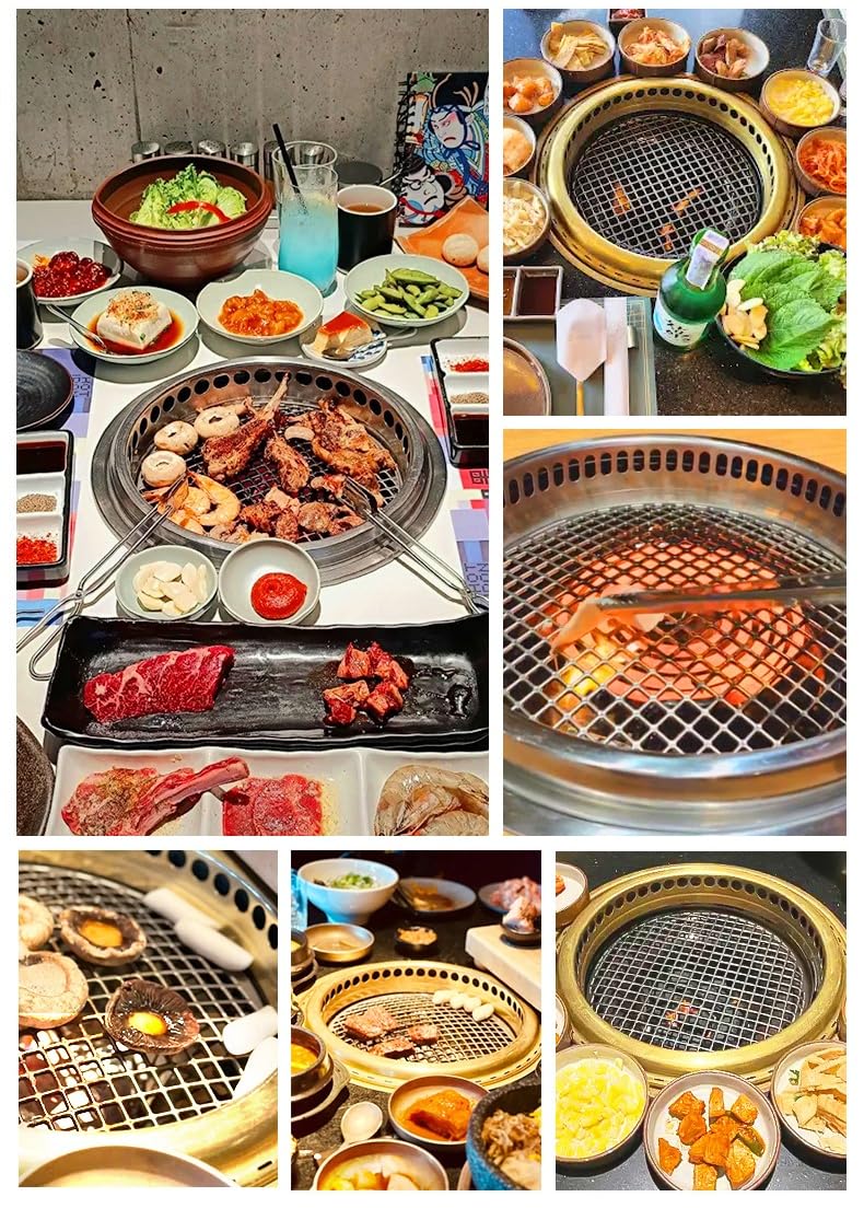 ステンレス焼き網 直径約28cm 10枚セット Amazon.co.jp: Zxyler 業務用厚手ステンレス丸焼き網 直径 28cm 焼肉