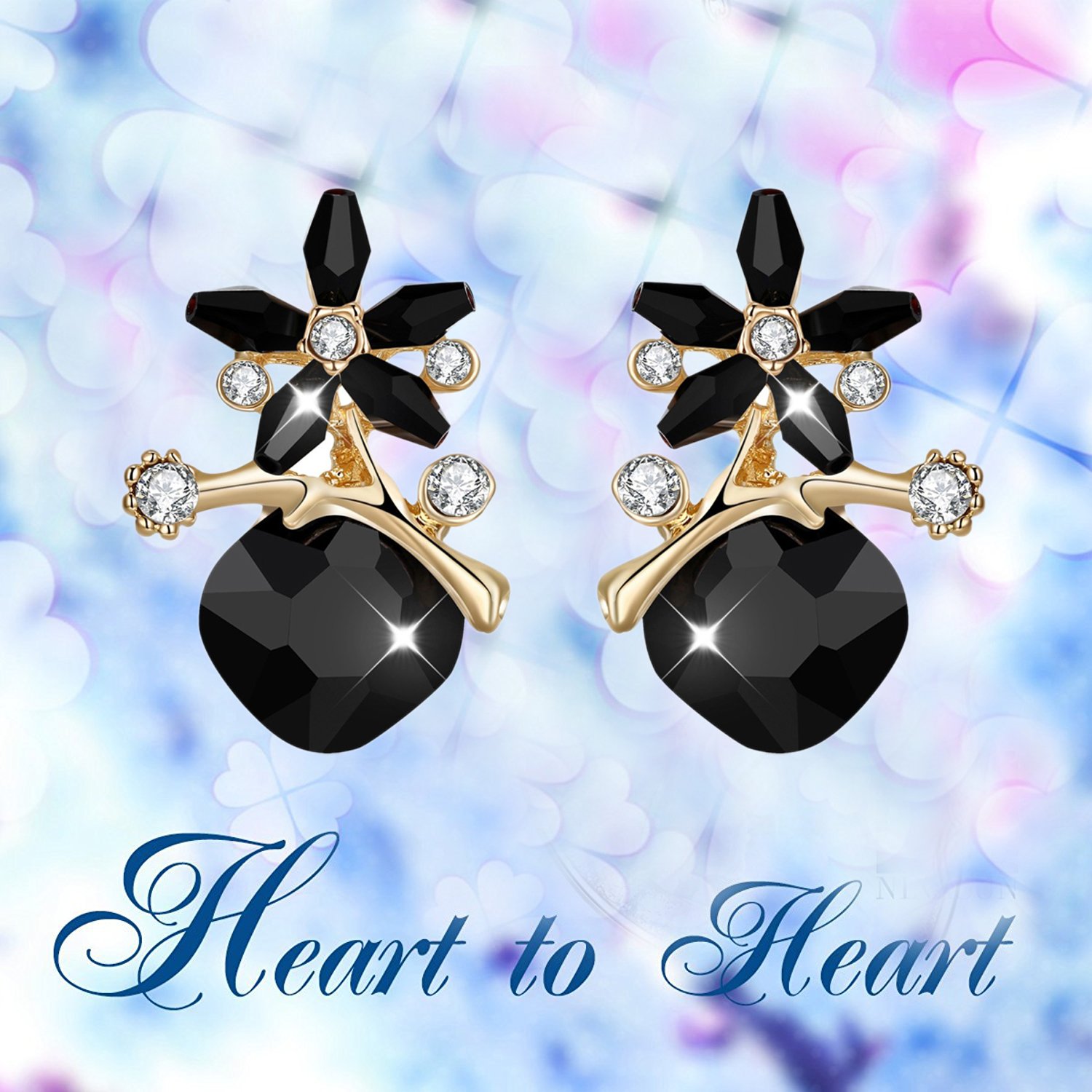 Crystal Elements Luxuria Edition Earrings Pair