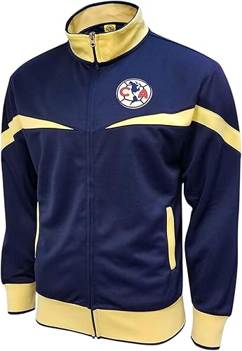 Miniatura 2 de Icon Sports Club America - Chaqueta deportiva con licencia oficial de manga larga para hombre, con cremallera completa, para deportes de fútbol