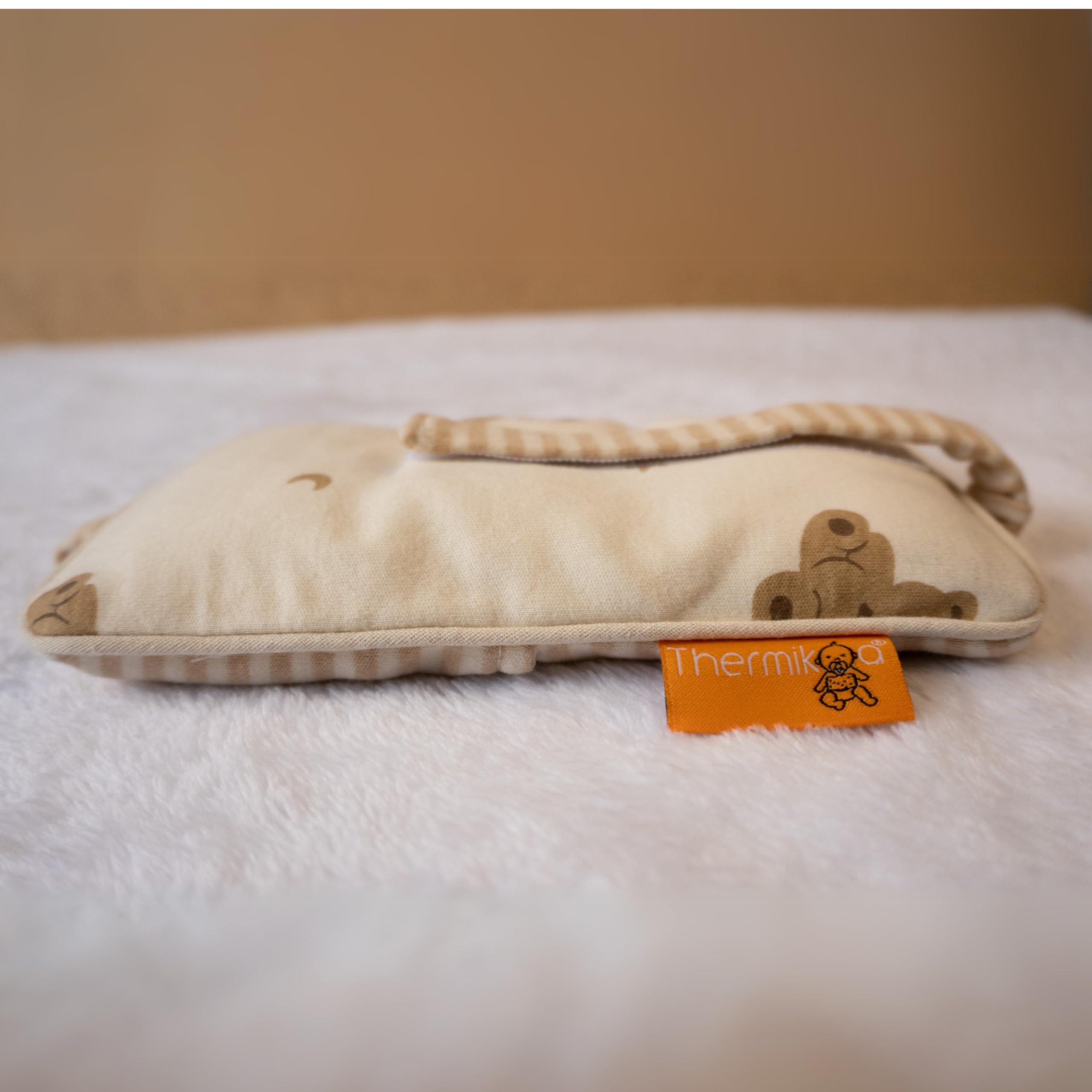 Thermikoa Saco Térmico de Semillas Anticólicos para bebé, Alivio Natural para Gases y Cólicos del Lactante, Apto para Microondas, Funda 100% algodón ecológico y lavable.