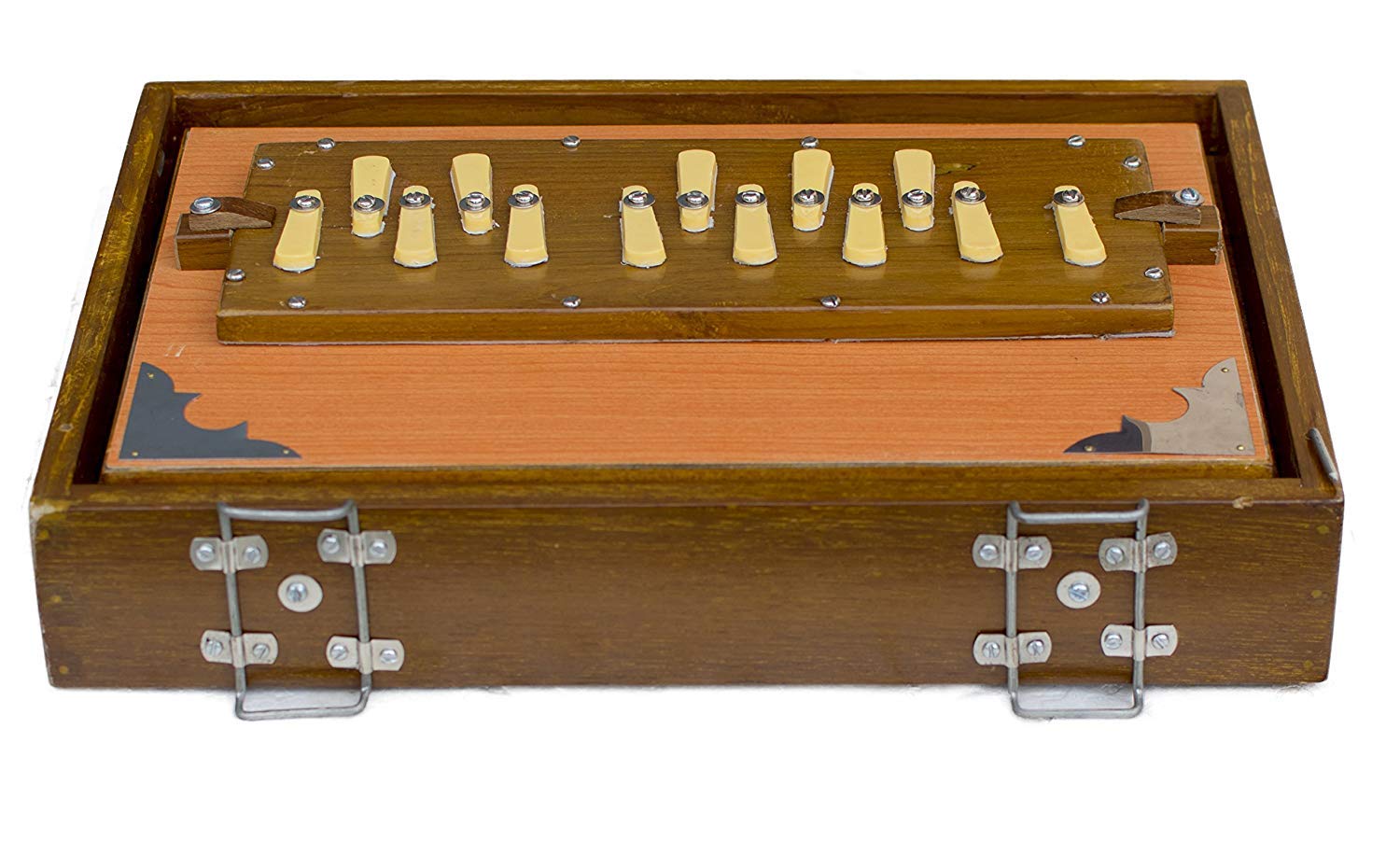 Shruti Box - Teak Wood - Natural Color - 13 Drone