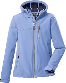 Killtec Mädchen Soft Shell Jacke Softshell Jacke mit Kapuze Girls Softshelljacke wasserabweisend