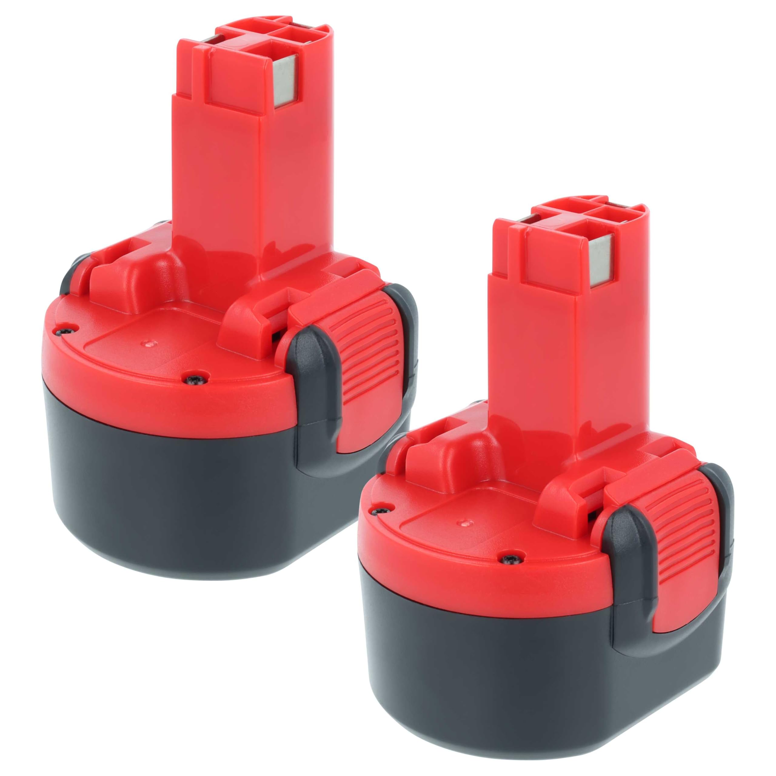 vhbw 2 x zamiennik baterii do Bosch 2607 335 540, 2 607 335 539, 2 607 335 524, 2607 335 674 do elektronarzędzi (3300 mAh, NiMH, 9,6 V)