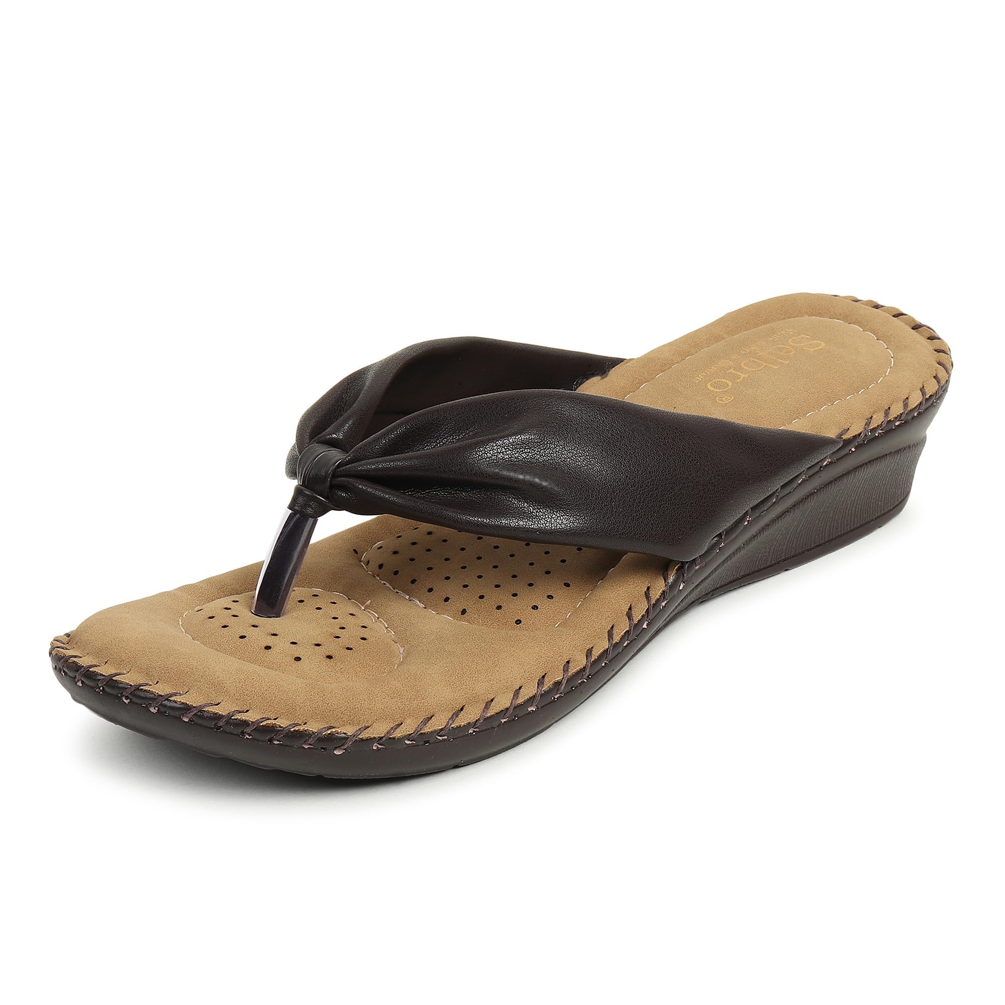 SELBRO Soft doctor Slippers for women || Orthopedic footwear for women with extra cushion (Brown,UK 4=Euro 37) (B0CTKN861B) Amazon Price History, Amazon Price Tracker