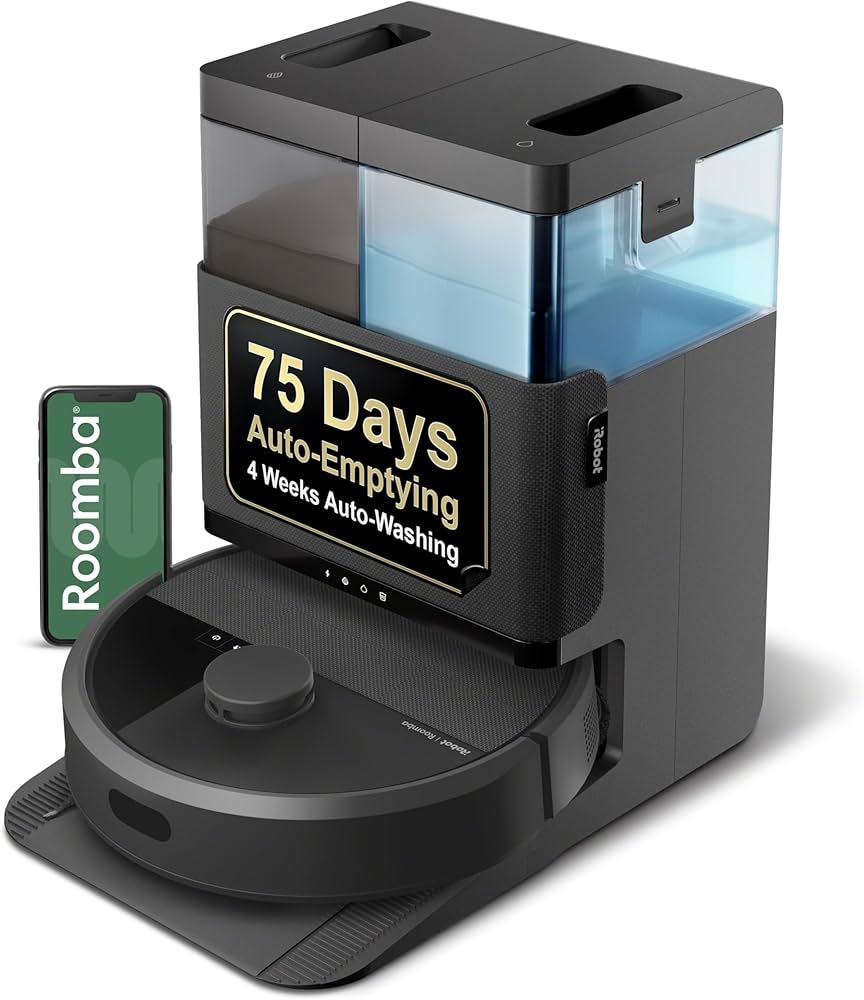 【新品】ルンバ Roomba Plus 405 Combo + AutoWash Amazon.com - iRobot Roomba Plus 405 (G185) Combo Robot Vacuum