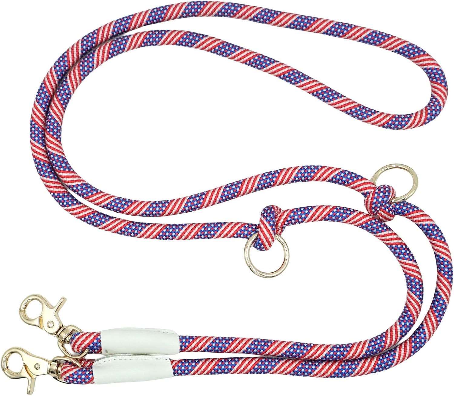 Hands Free Dog Leash 7FT, Nylon Rope Waist Leash for Dog Walking Running
