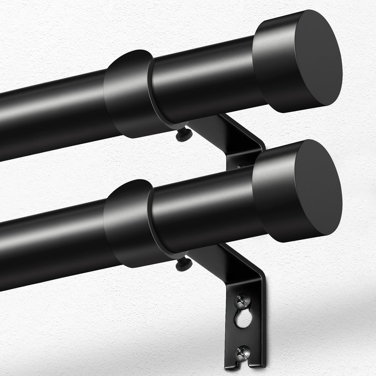 KAMANINA Curtain Rods 2 Pack