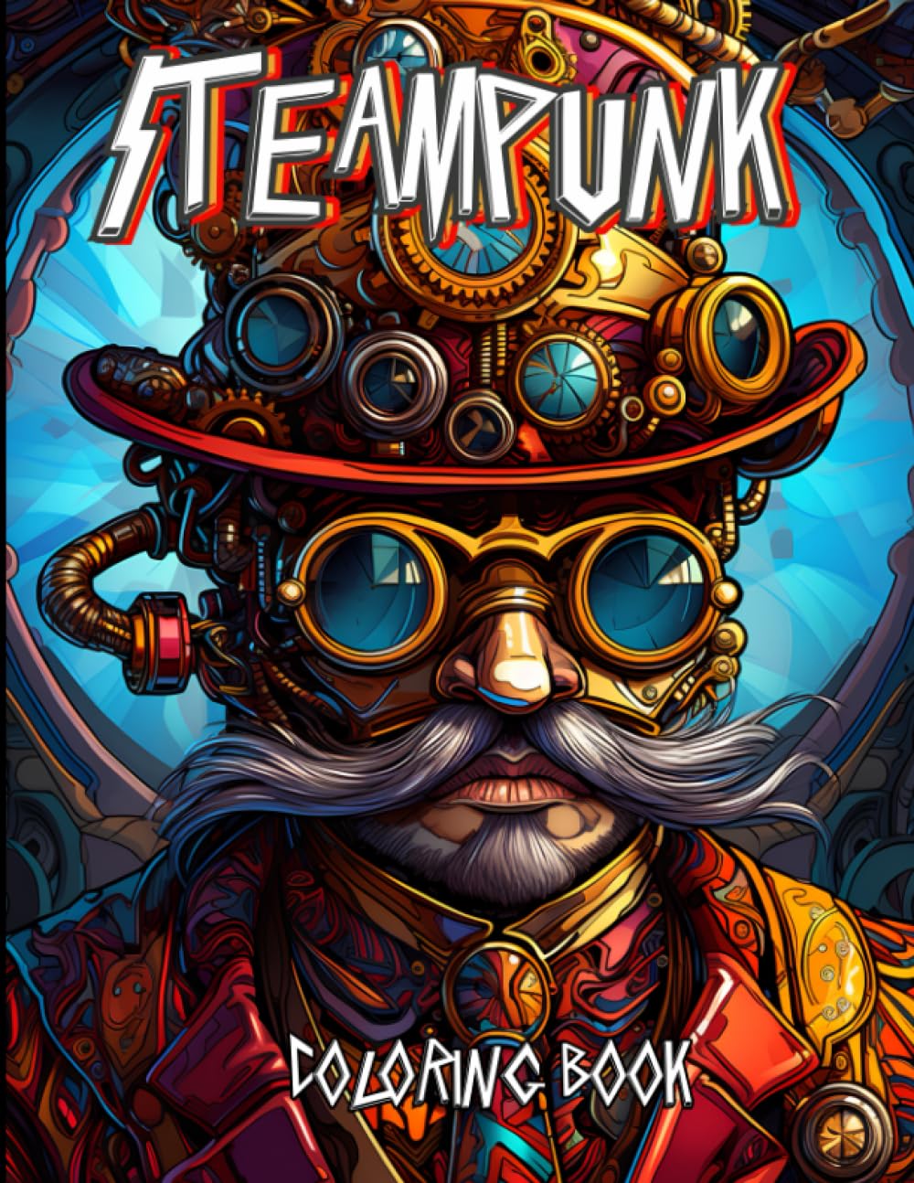Steampunk Coloring Book