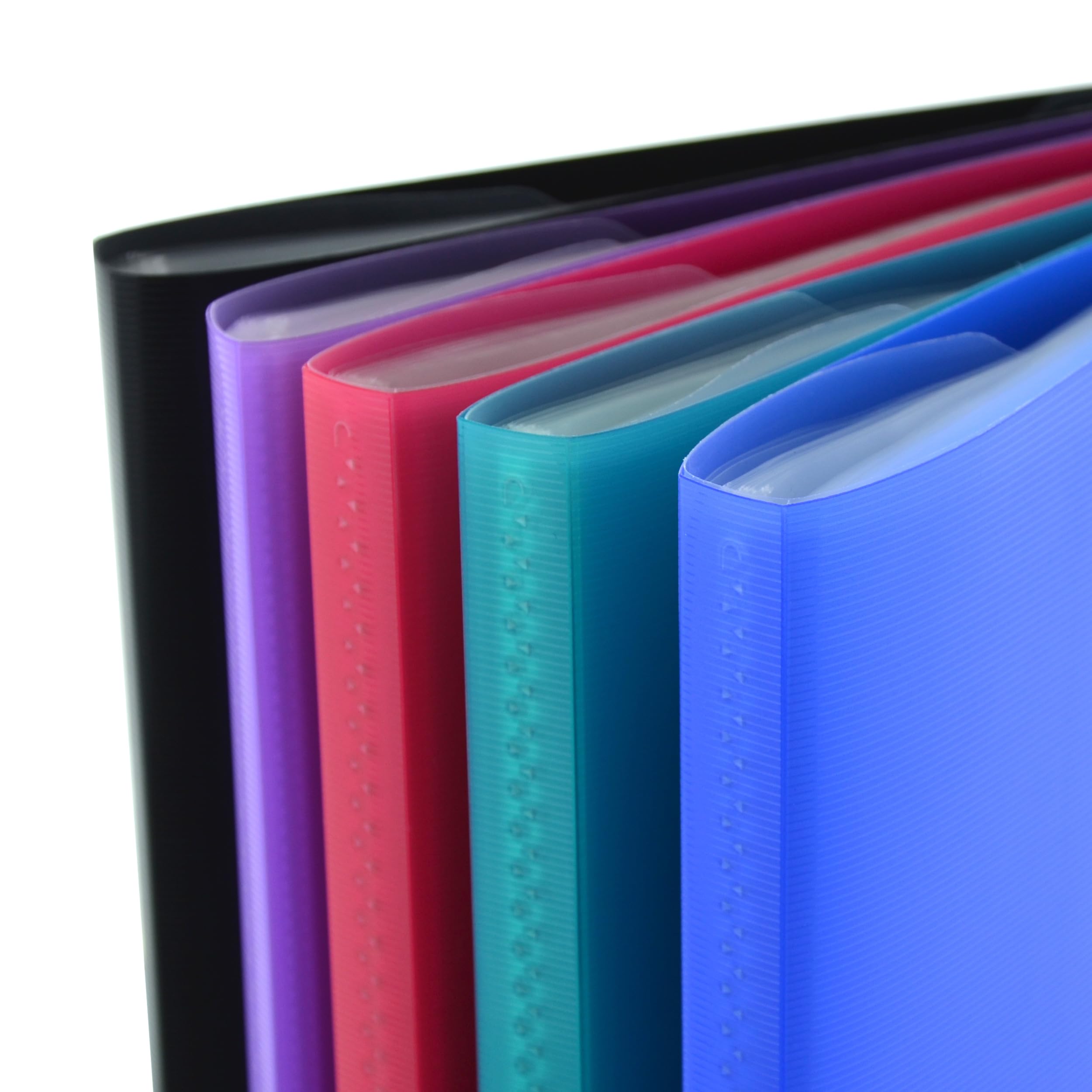 Office Box Carpeta de Fundas Active A3 Vertical 40 Fundas Ultra Cristal Reciclable Negro