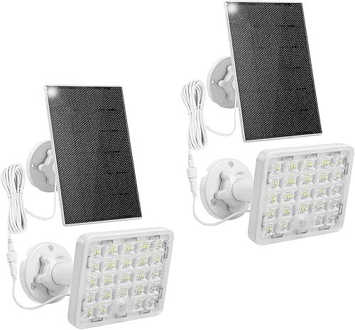 Richarm Luces solares con sensor de movimiento para exteriores, 60 LED, 1000 lúmenes, luz solar IP66, impermeable, 4 modos de iluminación, ajustable