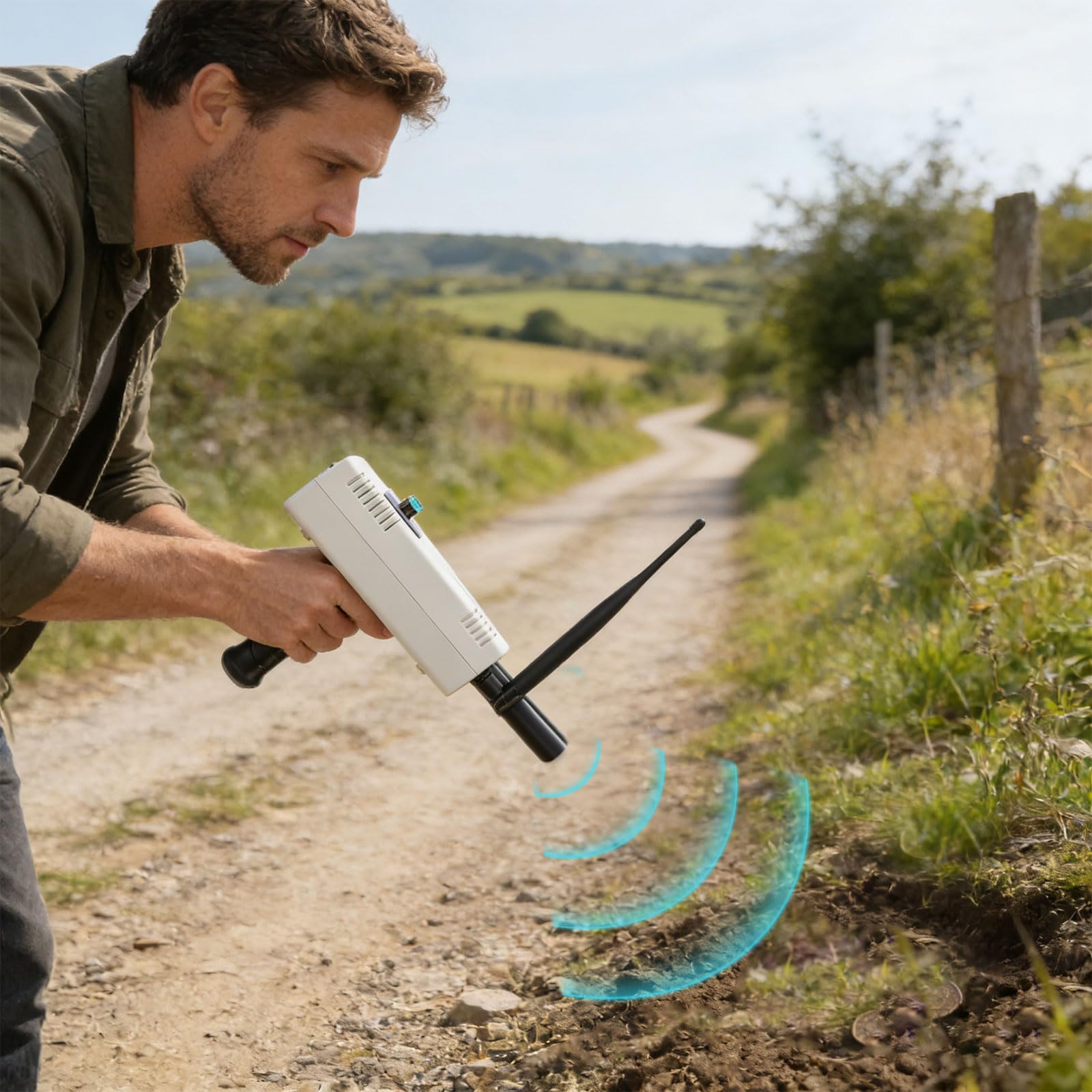 Detector de metales profesional para tesoros con tecnología avanzada de búsqueda a distancia e identificación de ubicación