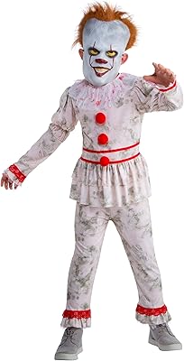Palamon Evil Dancing Clown Child Costume (Small (4-6)) White