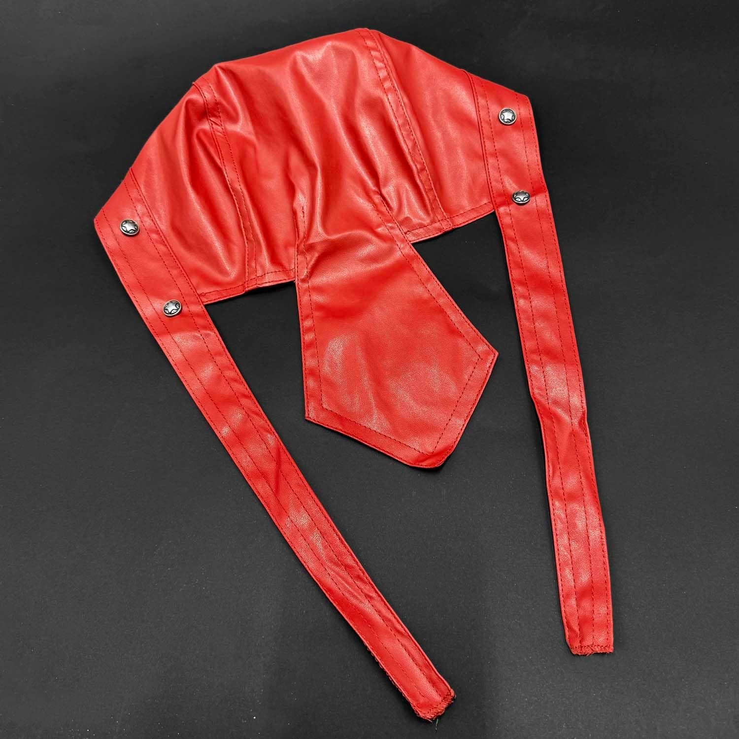 Punk Star Studs Bandana Du Do Doo Rag Cap Wrap Biker Cool Stylish Red Headwrap - Image 6
