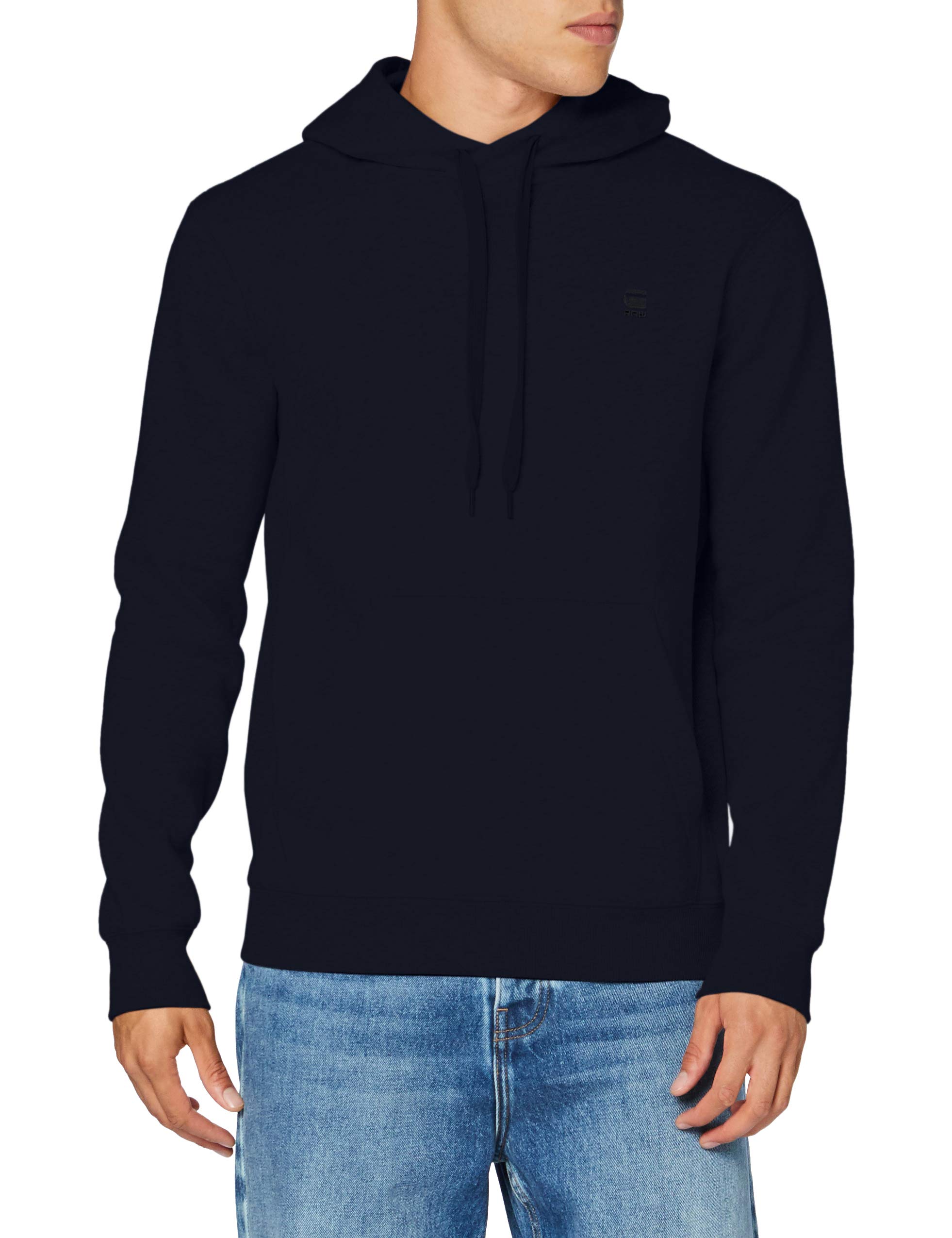 G-STAR RAW Men's Premium Core Hooded Sweat Sweatshirt, Black
