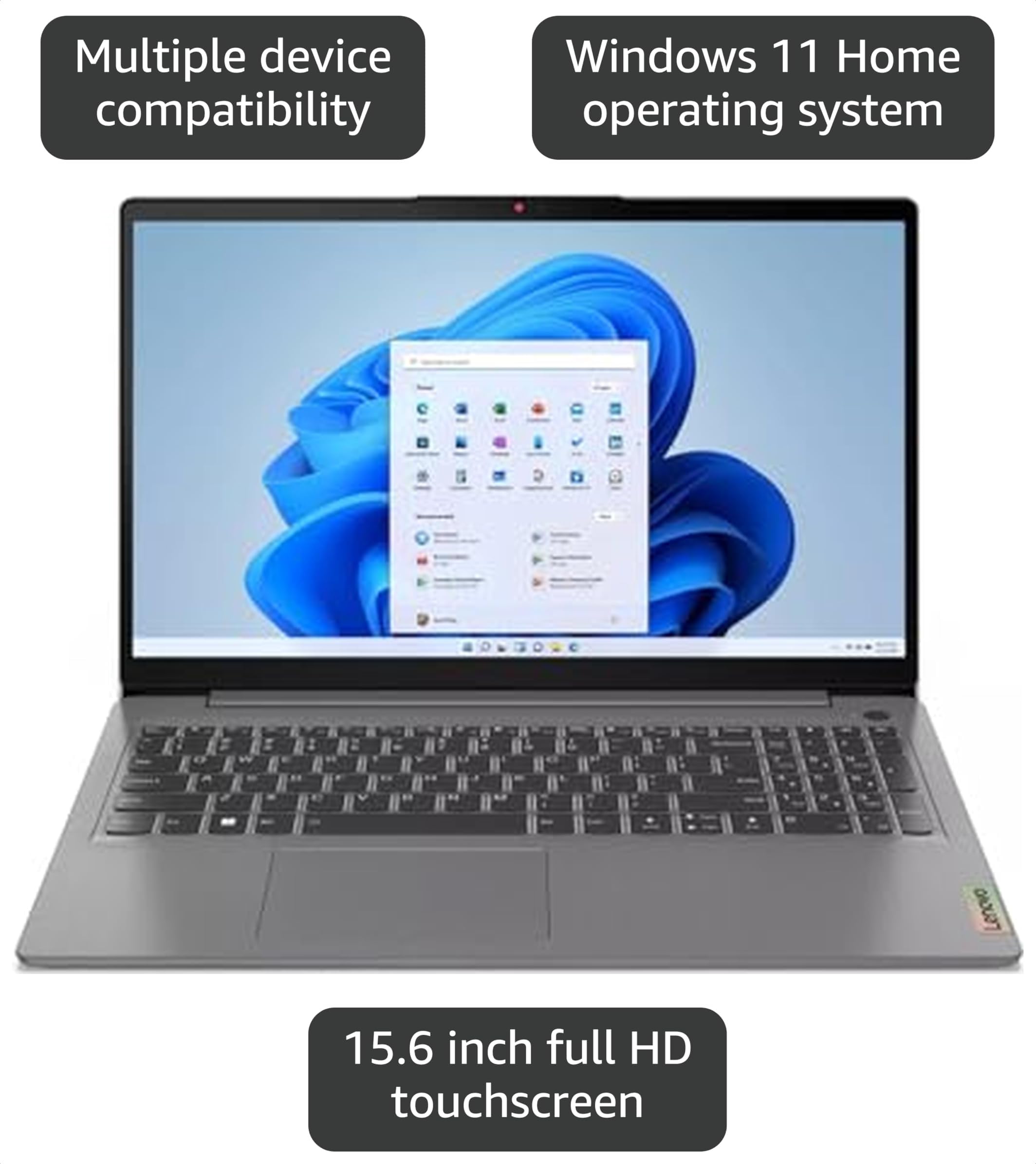 Amazon.com: Lenovo IdeaPad 3 15IAU7 15.6