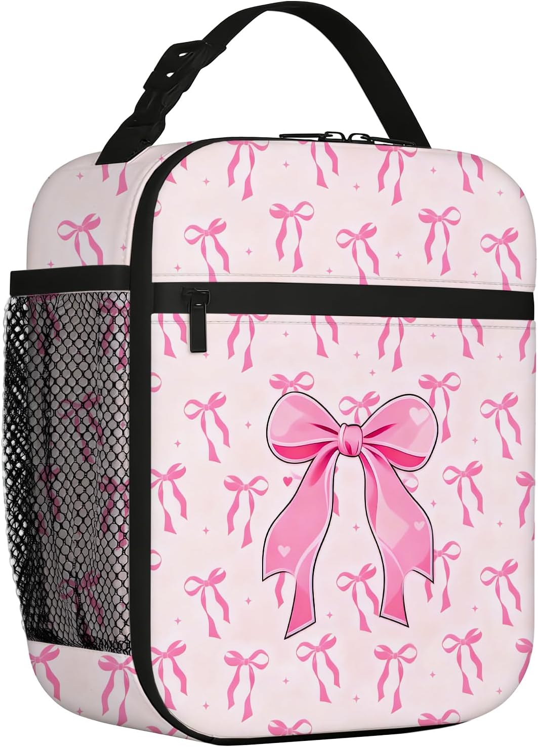Insulated Girls Lunch Bag, Packed Pink Lunch Bag Kids & Adults, Reusable Leakproof Girls Lunch Box for School, Work, Travel & Preppy Stuff Gifts