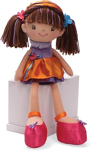 GUND Muñeca Susie de pelo castaño oscuro de 17"